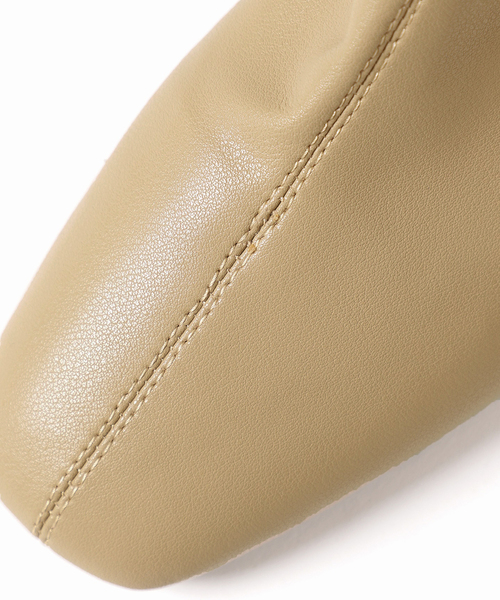 LE TALON(ルタロン)の「5cmスクエアフィットショートブーツ(ブーツ・レディース・ベージュ/キャメル/グリーン・MEDIUM/LARGE/SMALL/X-LARGE/X-SMALL)」の12枚目の写真