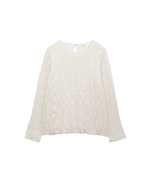 ADIRA（アディラ）の「フワフワプルオーバーブラウス（シャツ/ブラウス・レディース・ブラック/アイボリー・MEDIUM）」の19枚目の写真