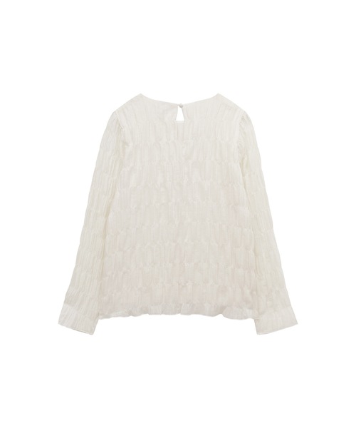 ADIRA（アディラ）の「フワフワプルオーバーブラウス（シャツ/ブラウス・レディース・ブラック/アイボリー・MEDIUM）」の20枚目の写真