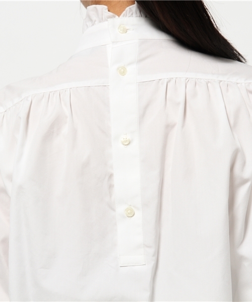 603（ロクマルサン）の「603 コットンハイネックブラウス（シャツ/ブラウス・レディース・ホワイト・FREE）」の9枚目の写真