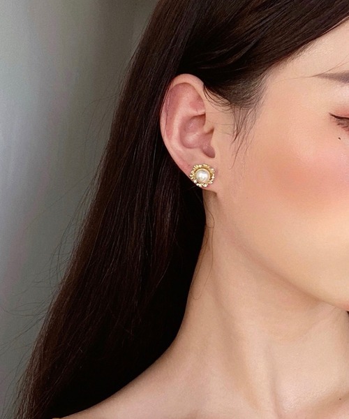 DRESS PLUS(ドレスプラス)の「ピアス アクセサリー パーティーピアス レディース 結婚式(ピアス(両耳用)・レディース・ホワイト・フリー)」の8枚目の写真