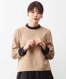 バイカラートップス