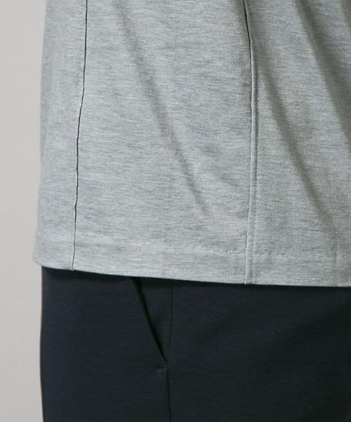 Calvin Klein（カルバン・クライン）の「シルクコットン天竺 クルーネックカットソー（Tシャツ/カットソー・メンズ・ライトグレー系/ブラック系/ネイビー系/ホワイト系・MEDIUM/X-LARGE/LARGE/SMALL）」の11枚目の写真