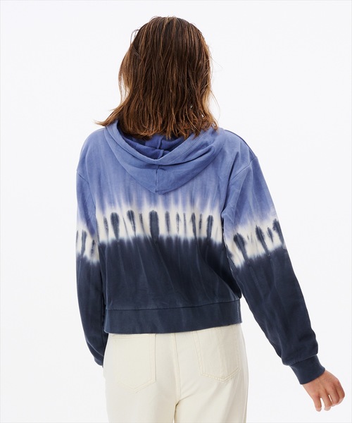 rip curl(リップカール)の「【RIPCURL(リップカール)】TIE DYE HOODIE レディース プルオーバーパーカー フーディー タイダイ(パーカー・レディース・ピンク系その他/ブルー・MEDIUM/SMALL/X-SMALL)」の4枚目の写真