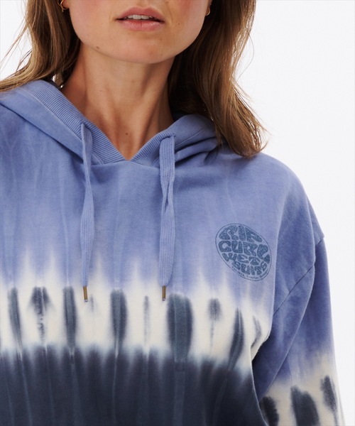 rip curl(リップカール)の「【RIPCURL(リップカール)】TIE DYE HOODIE レディース プルオーバーパーカー フーディー タイダイ(パーカー・レディース・ピンク系その他/ブルー・MEDIUM/SMALL/X-SMALL)」の6枚目の写真