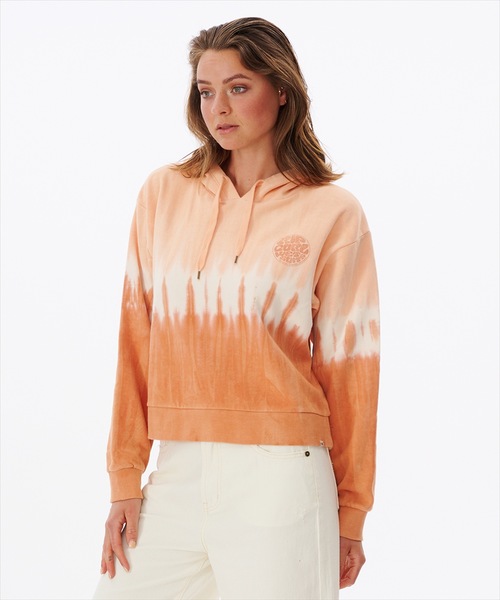rip curl(リップカール)の「【RIPCURL(リップカール)】TIE DYE HOODIE レディース プルオーバーパーカー フーディー タイダイ(パーカー・レディース・ピンク系その他/ブルー・MEDIUM/SMALL/X-SMALL)」の7枚目の写真
