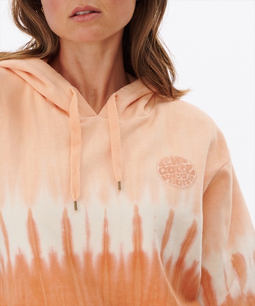 rip curl(リップカール)の「【RIPCURL(リップカール)】TIE DYE HOODIE レディース プルオーバーパーカー フーディー タイダイ(パーカー・レディース・ピンク系その他/ブルー・MEDIUM/SMALL/X-SMALL)」の10枚目の写真