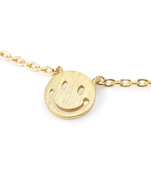 Ray BEAMS（レイビームス）の「Medley / ゴールド スマイル ネックレス（ネックレス・レディース・ゴールド・ONE SIZE）」の3枚目の写真