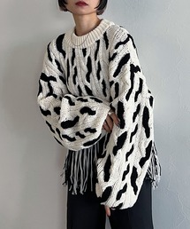 PAGEBOY | CORE / ハンドケーブルフリンジプルオーバー(ニット/セーター)