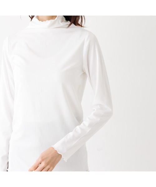 abahouse mavie（アバハウスマヴィ）の「【2点セット】レーヨンアクリル深Vネックプルオーバー（Tシャツ/カットソー・レディース・ホワイト系その他/ブラック/アイボリー/ブラック系その他/ダークオレンジ・フリー）」の11枚目の写真