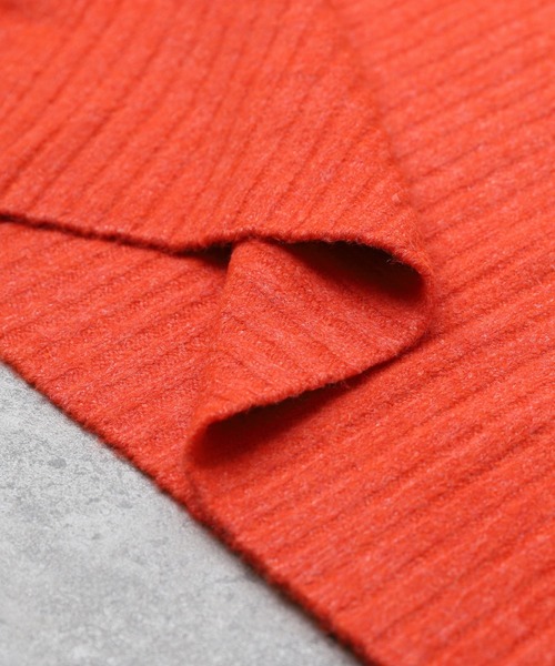 reca(レカ)の「ハイネックスリットニット(ニット/セーター・レディース・マスタード/オートミール/オレンジ・FREE)」の13枚目の写真