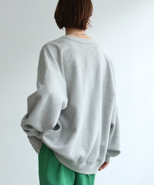 Russell Athletic（ラッセルアスレティック）の「RUSSELL ATHLETIC ラッセル アスレチック ハイコットン スウェットカーディガン（カーディガン/ボレロ・レディース・グリーン系/ライトグレー・L/M）」の17枚目の写真