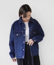 United Athle | 【 UNITED ATHLE / ユナイテッドアスレ 】 オンス デニム ルーズ フィット トラッカー ジャケット ( サイズ展開 M / L / XL )(デニムジャケット)