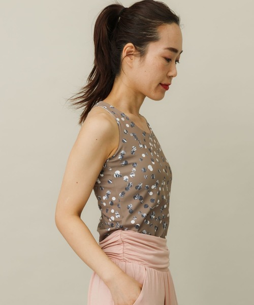 URBAN RESEARCH Sonny Label（アーバンリサーチサニーレーベル）の「SLAB Polka Dot Tanktop（タンクトップ・レディース・グレー系その他/ブラウン系その他・SMALL/MEDIUM）」の6枚目の写真