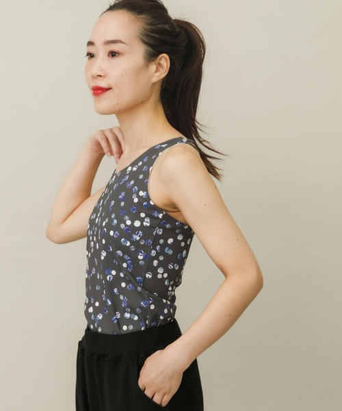 URBAN RESEARCH Sonny Label（アーバンリサーチサニーレーベル）の「SLAB Polka Dot Tanktop（タンクトップ・レディース・グレー系その他/ブラウン系その他・SMALL/MEDIUM）」の14枚目の写真