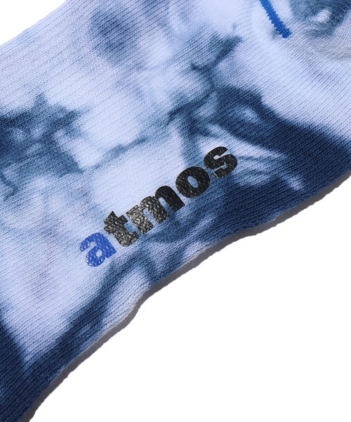 atmos pink(アトモスピンク)の「atmos TIE DYE RIBBED SOCKS / アトモス タイダイ リブ ソックス(ソックス/靴下・メンズ・ブルー/イエロー・26-28cm)」の13枚目の写真