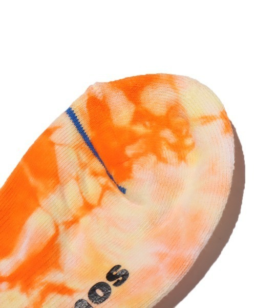 atmos pink(アトモスピンク)の「atmos TIE DYE RIBBED SOCKS / アトモス タイダイ リブ ソックス(ソックス/靴下・メンズ・ブルー/イエロー・26-28cm)」の8枚目の写真