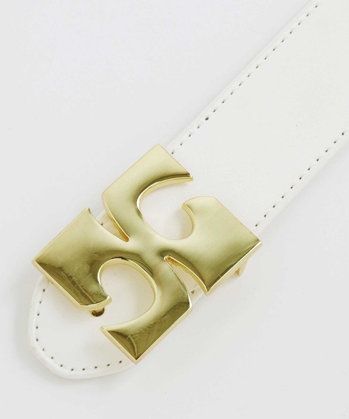 X-girl(エックスガール)の「LOGO BUCKLE BELT(ベルト・レディース・ブラック/ホワイト・ONE SIZE)」の7枚目の写真