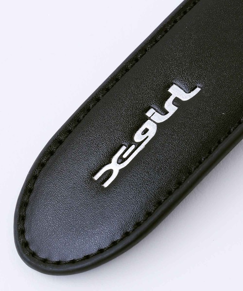 X-girl(エックスガール)の「LOGO BUCKLE BELT(ベルト・レディース・ブラック/ホワイト・ONE SIZE)」の5枚目の写真