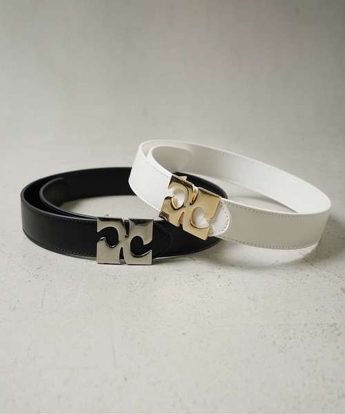 X-girl(エックスガール)の「LOGO BUCKLE BELT(ベルト・レディース・ブラック/ホワイト・ONE SIZE)」の10枚目の写真