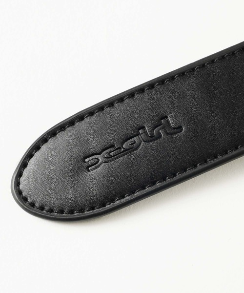 X-girl(エックスガール)の「LOGO BUCKLE BELT(ベルト・レディース・ブラック/ホワイト・ONE SIZE)」の11枚目の写真
