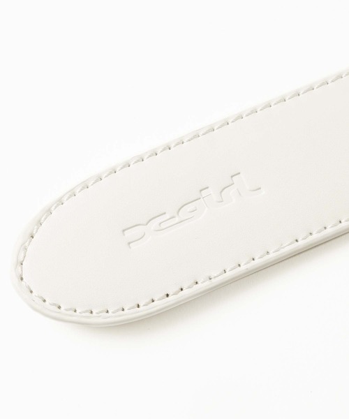 X-girl(エックスガール)の「LOGO BUCKLE BELT(ベルト・レディース・ブラック/ホワイト・ONE SIZE)」の12枚目の写真