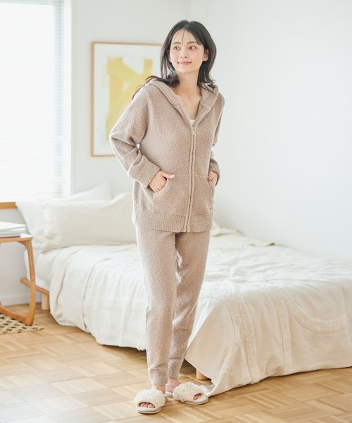 セール】【LAFUKU/ラフク】もちふわマシュマロニットZIPパーカー