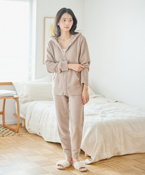 セール】【LAFUKU/ラフク】もちふわマシュマロニットZIPパーカー