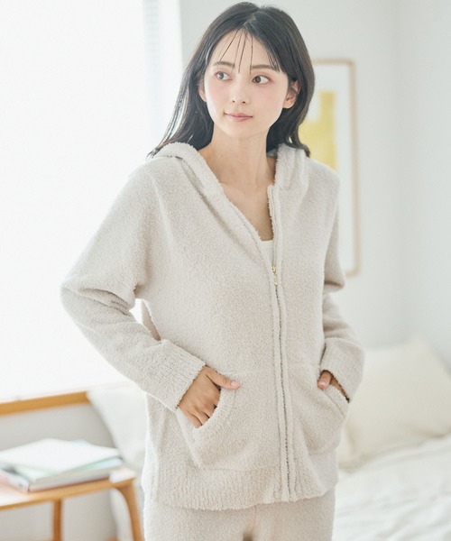 セール】【LAFUKU/ラフク】もちふわマシュマロニットZIPパーカー