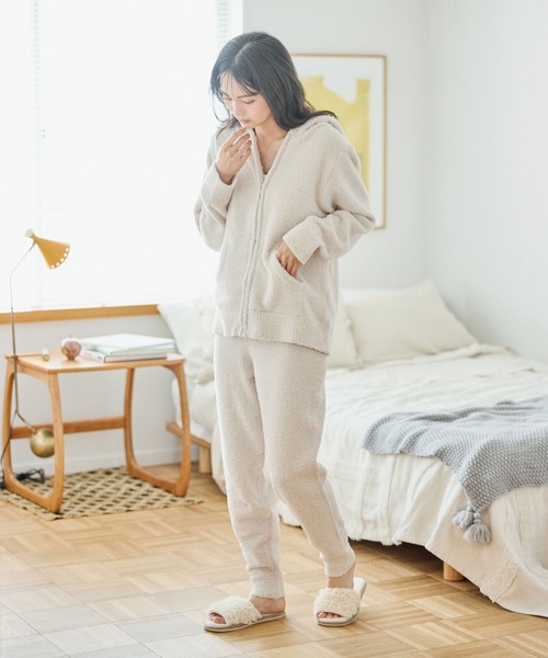 セール】【LAFUKU/ラフク】もちふわマシュマロニットZIPパーカー