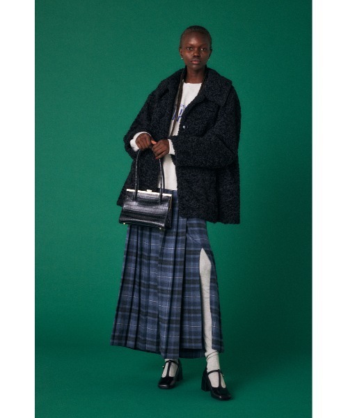 MOUSSY（マウジー）の「SLIT PLEATS WRAP スカート（スカート）」 - WEAR