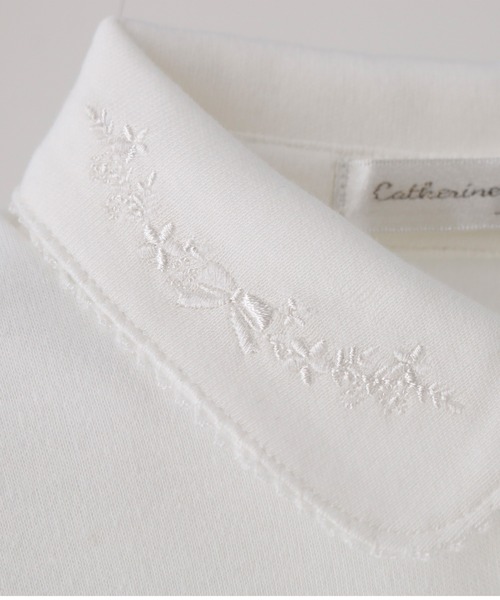 Catherine Cottage（キャサリンコテージ）の「カットソーブラウス　半袖（シャツ/ブラウス・キッズ・ホワイト系1・110/120/130/140/150）」の5枚目の写真