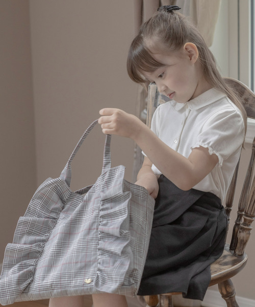 Catherine Cottage（キャサリンコテージ）の「カットソーブラウス　半袖（シャツ/ブラウス・キッズ・ホワイト系1・110/120/130/140/150）」の4枚目の写真