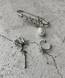 WEGO | WEGO/【3点セット】バタフライピアスイヤカフ(ピアス(片耳用))