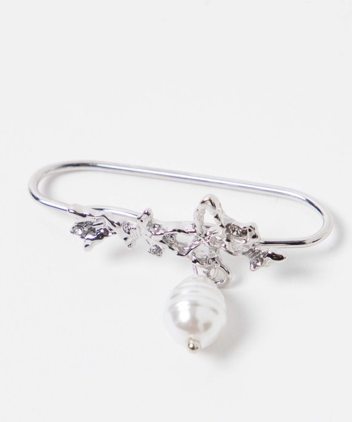 WEGO（ウィゴー）の「WEGO/【3点セット】バタフライピアスイヤカフ（ピアス（片耳用）・レディース・シルバー・FREE）」の5枚目の写真