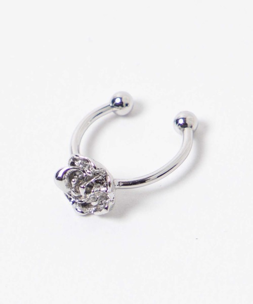 WEGO（ウィゴー）の「WEGO/【3点セット】バタフライピアスイヤカフ（ピアス（片耳用）・レディース・シルバー・FREE）」の3枚目の写真