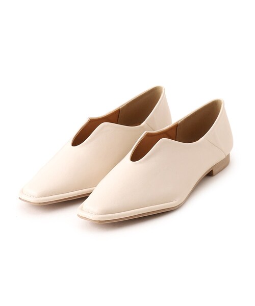 SHOO・LA・RUE（シューラルー）の「◆コバステッチ ローヒール パンプス（パンプス・レディース・レモンイエロー/アイボリー・35/45）」の7枚目の写真