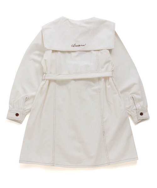 algy(アルジー)の「セーラー衿シャツワンピ(シャツワンピース・キッズ・インディゴブルー/ミント/アイボリー・XX-SMALL/X-SMALL/MEDIUM/SMALL)」の16枚目の写真