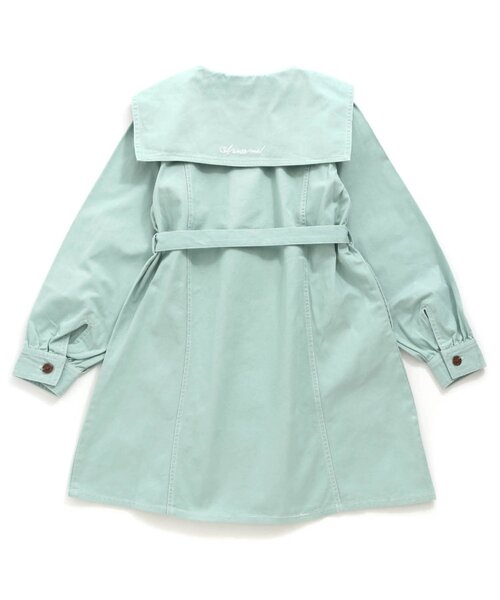 algy(アルジー)の「セーラー衿シャツワンピ(シャツワンピース・キッズ・インディゴブルー/ミント/アイボリー・XX-SMALL/X-SMALL/MEDIUM/SMALL)」の17枚目の写真