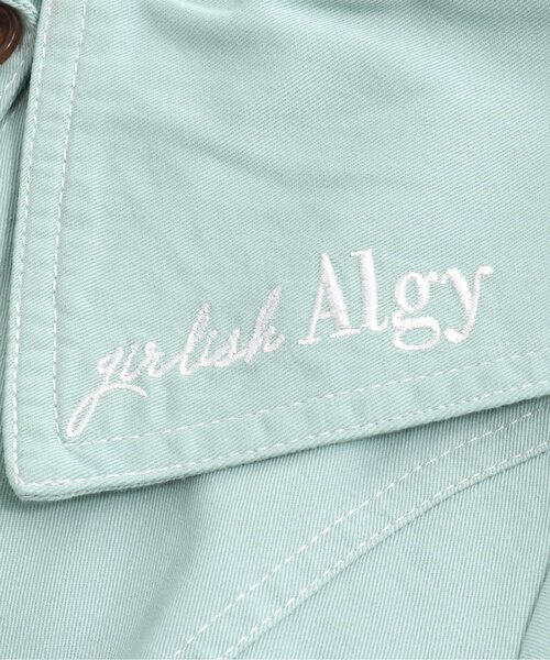 algy(アルジー)の「セーラー衿シャツワンピ(シャツワンピース・キッズ・インディゴブルー/ミント/アイボリー・XX-SMALL/X-SMALL/MEDIUM/SMALL)」の20枚目の写真
