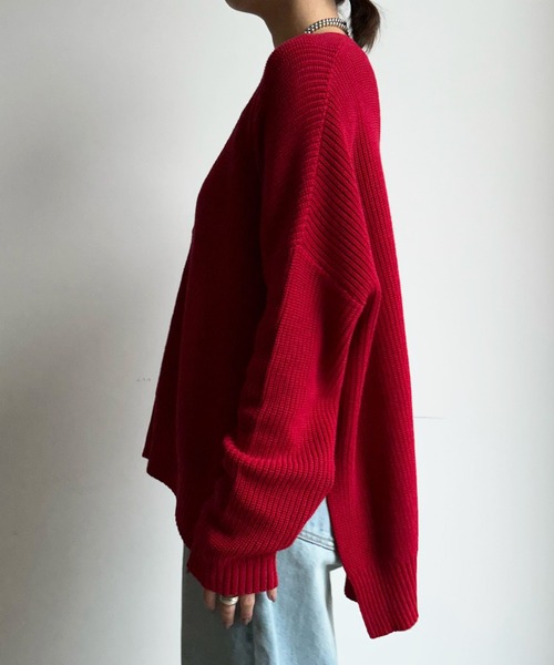 DouDou（ドゥドゥ）の「【WEB限定】コットンカーディガン（カーディガン/ボレロ・レディース・レッド/グリーン/グレイッシュベージュ・FREE）」の11枚目の写真