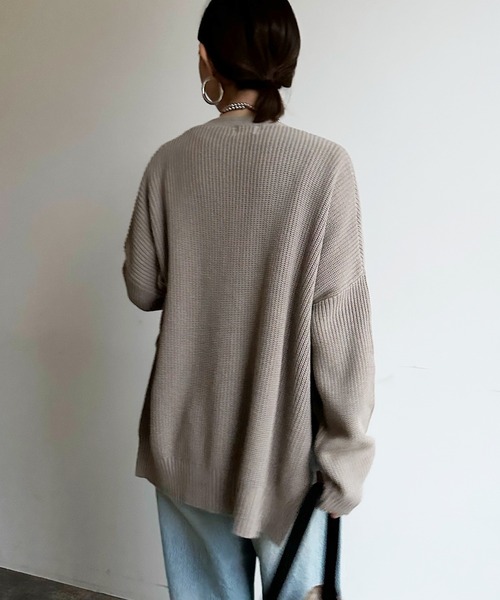 DouDou（ドゥドゥ）の「【WEB限定】コットンカーディガン（カーディガン/ボレロ・レディース・レッド/グリーン/グレイッシュベージュ・FREE）」の21枚目の写真