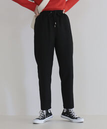 起毛イージーテーパードパンツ
