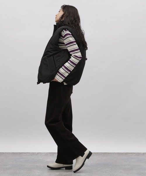 LAKOLE（ラコレ）の「オーバーサイズパファーベスト / 183372（ベスト・レディース・アイボリー/ブラック・SMALL/MEDIUM）」の11枚目の写真