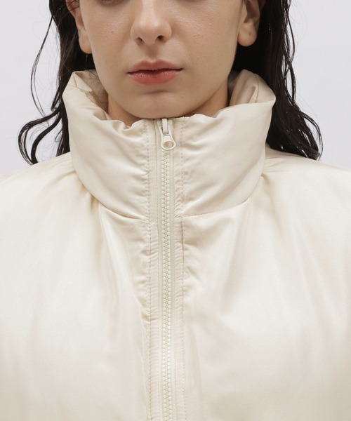 LAKOLE（ラコレ）の「オーバーサイズパファーベスト / 183372（ベスト・レディース・アイボリー/ブラック・SMALL/MEDIUM）」の21枚目の写真