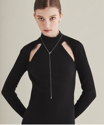 ciite' surgical stainless | 【 金属アレルギー対応 】 ノットチェーンロングネックレス サージカルステンレス 316L(ネックレス)