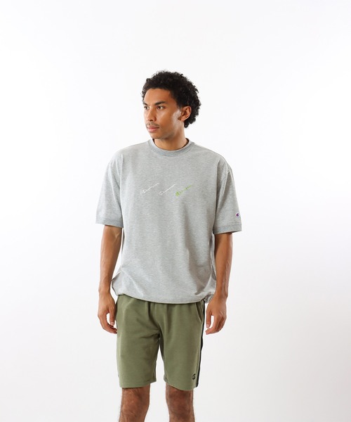 Champion(チャンピオン)の「【Champion/チャンピオン】メンズ スポーツ ショートスリーブスウェットシャツ(スウェット・メンズ・グレー/オリーブ/ブラック/その他35・LARGE/MEDIUM/X-LARGE)」の3枚目の写真
