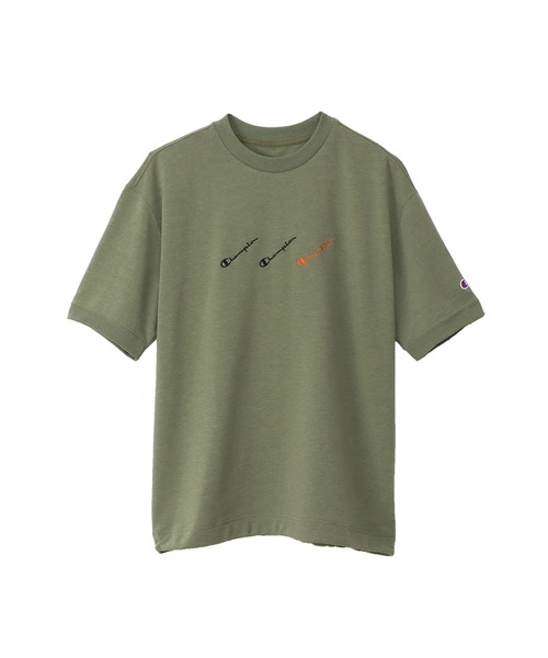 Champion(チャンピオン)の「【Champion/チャンピオン】メンズ スポーツ ショートスリーブスウェットシャツ(スウェット・メンズ・グレー/オリーブ/ブラック/その他35・LARGE/MEDIUM/X-LARGE)」の1枚目の写真