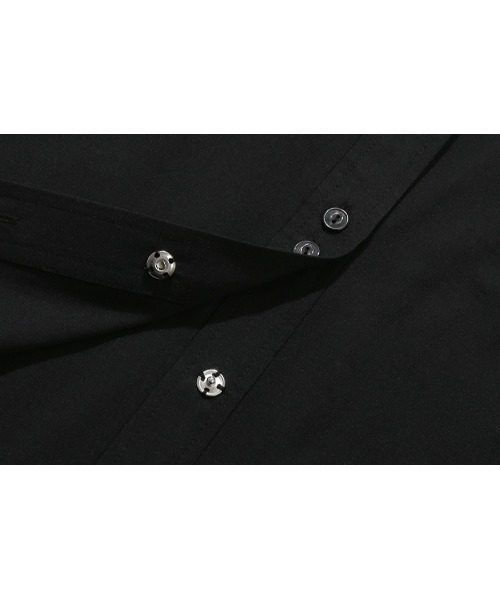 ROMANTIC CROWN(ロマンティッククラウン)の「A'GEM/9 × .kom『ROMANTIC CROWN/ロマンティッククラウン』SHOULDER OPEN RIBBON SHIRT /ショルダーオープンリボン 長袖シャツ(シャツ/ブラウス・レディース・ホワイト/ブラック/ライトブルー・M)」の9枚目の写真