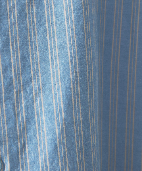 ABAHOUSE GRAY(アバハウスグレイ)の「【Natural Cotton】バンドカラー ストライプシャツ(シャツ/ブラウス・メンズ・ブルー/グレイッシュベージュ/グリーン・46/48/50)」の21枚目の写真